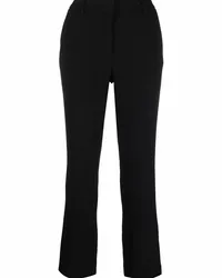 L'Autre Chose Klassische Cropped-Hose Schwarz