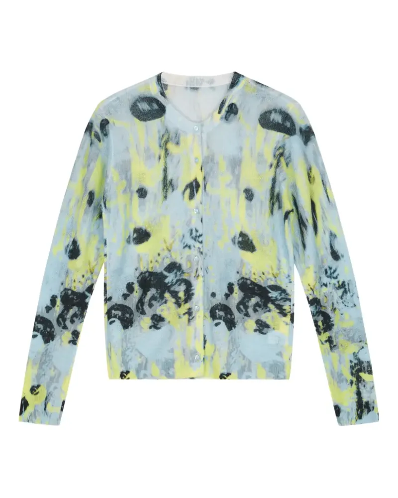 JNBY Cardigan mit Print - Blau Blau