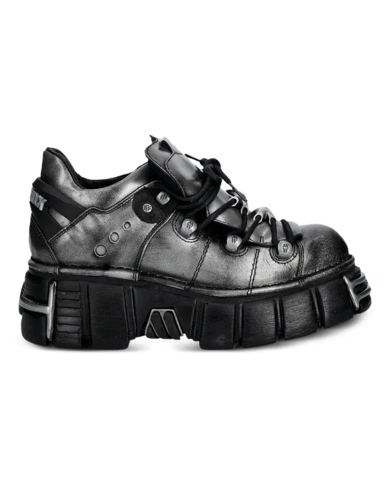 New Rock Sneakers mit Schnürung - Grau Grau