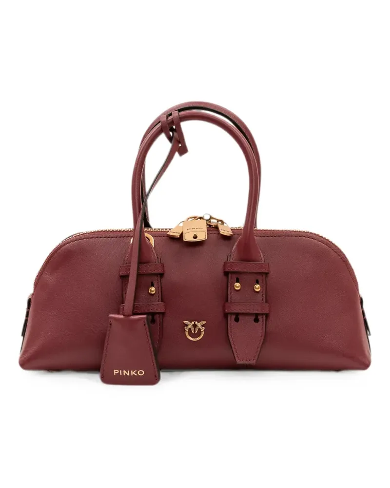 Pinko small leather Escape bag - Rot Rot