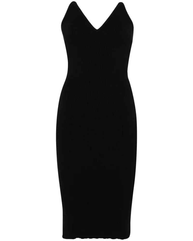 COPERNI Bustier-Kleid aus geripptem Strick - Schwarz Schwarz