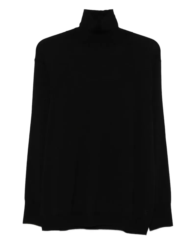 Erika Cavallini Pullover mit Rollkragen - Schwarz Schwarz