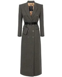 Elisabetta Franchi Klassische Cabanjacke Schwarz