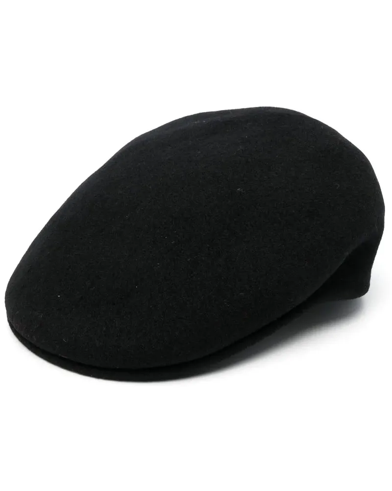 Kangol Schiebermütze mit Logo-Patch - Schwarz Schwarz