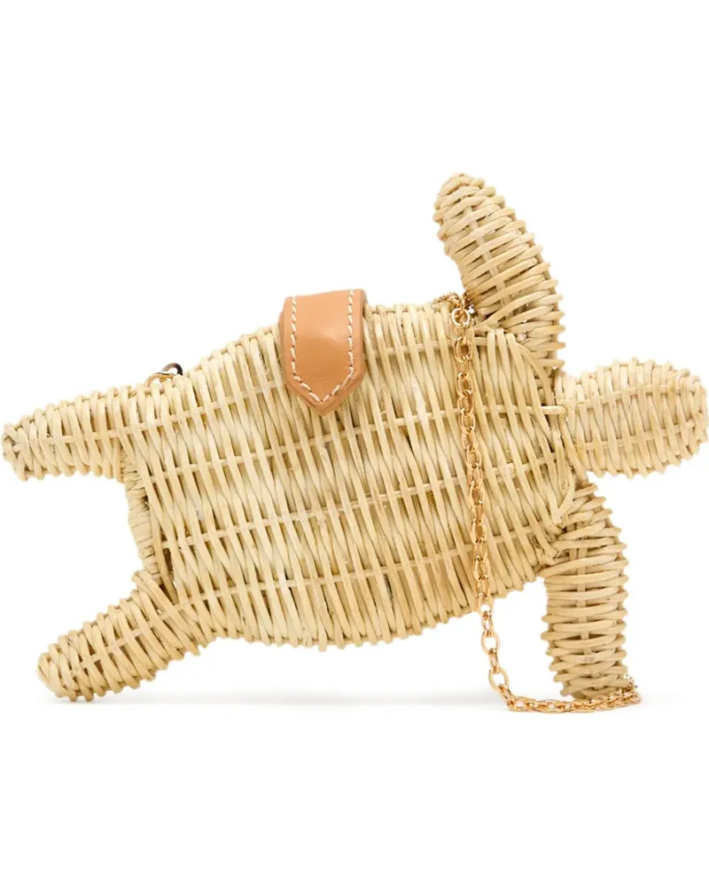 Poolside Tortoise Clutch - Braun Braun
