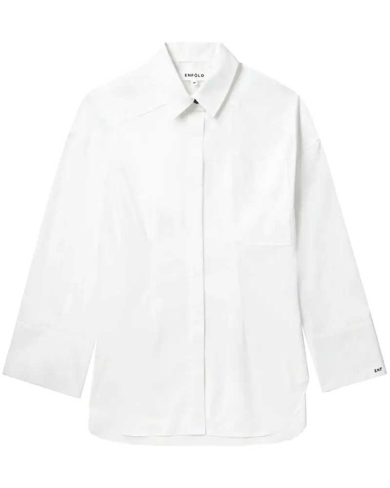 ENFÖLD Klassisches Hemd - Weiß Weiß