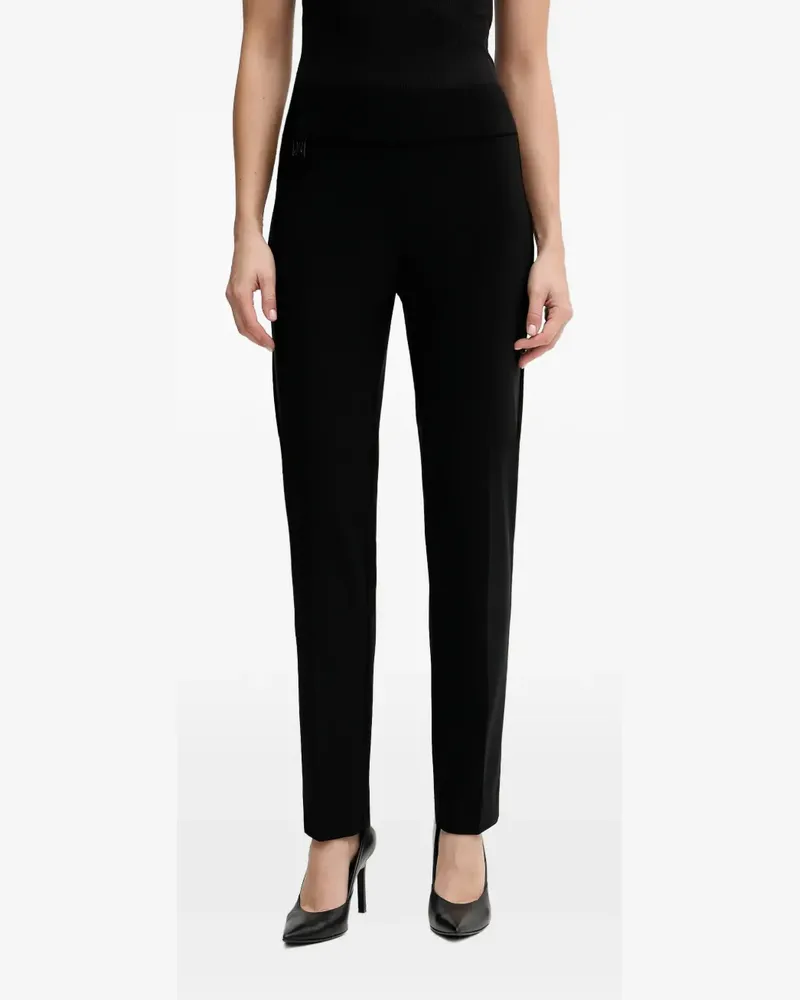 Joseph Ribkoff logo-plaque trousers - Schwarz Schwarz