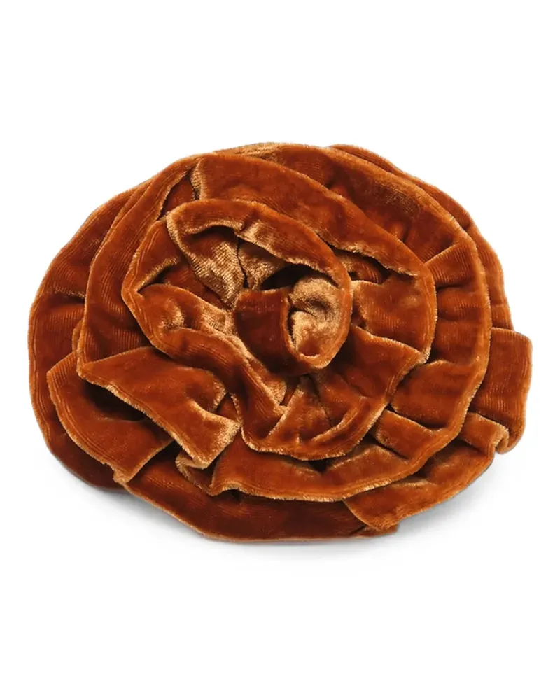 Maliparmi rose velvet brooch - Braun Braun