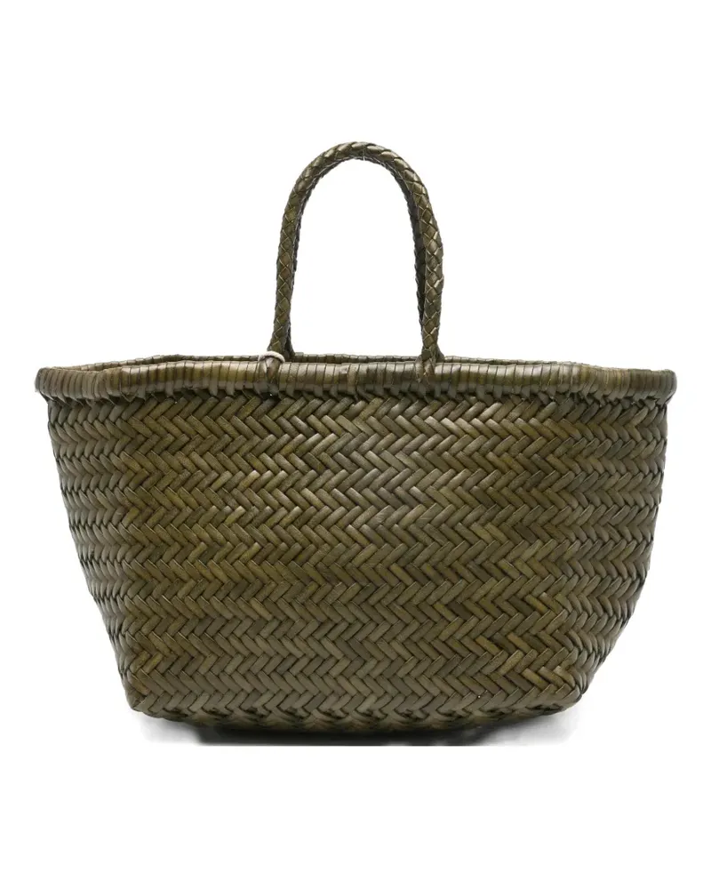 Dragon Diffusion Small Bamboo Triple Jmp woven tote bag - Grün Grün