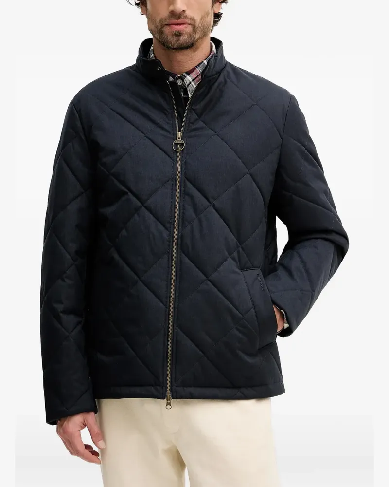 Barbour Gesteppte City Harrington Jacke - Blau Blau