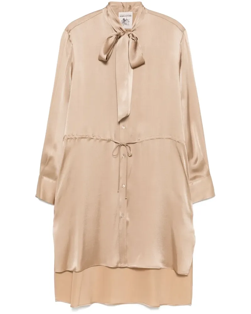 Semicouture Rossana Minikleid - Braun Braun