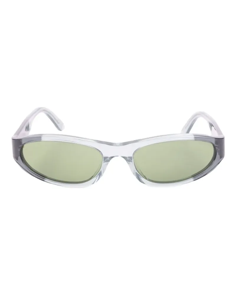 Marni Yozamei Sonnenbrille mit ovalem Gestell - Grau Grau