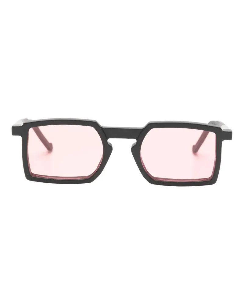 VAVA EYEWEAR WL0062 Sonnenbrille mit geometrischem Gestell - Schwarz Schwarz