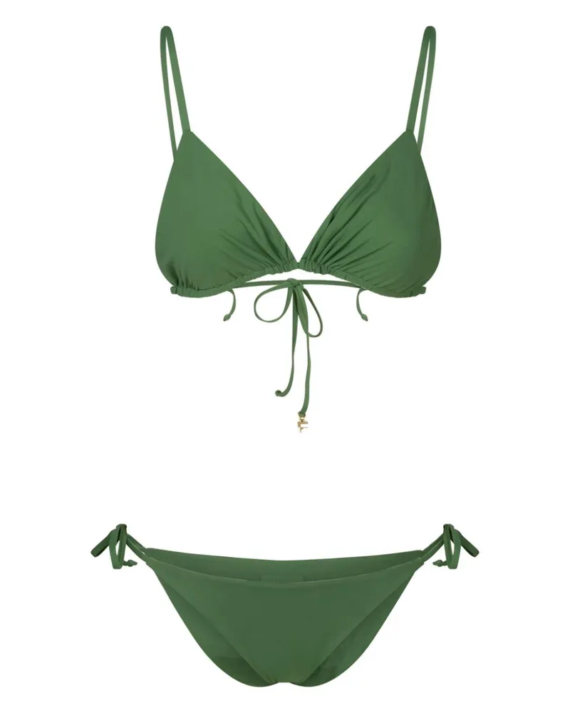 FISICO-Cristina Ferrari Wendbarer Triangel-Bikini - Grün Grün