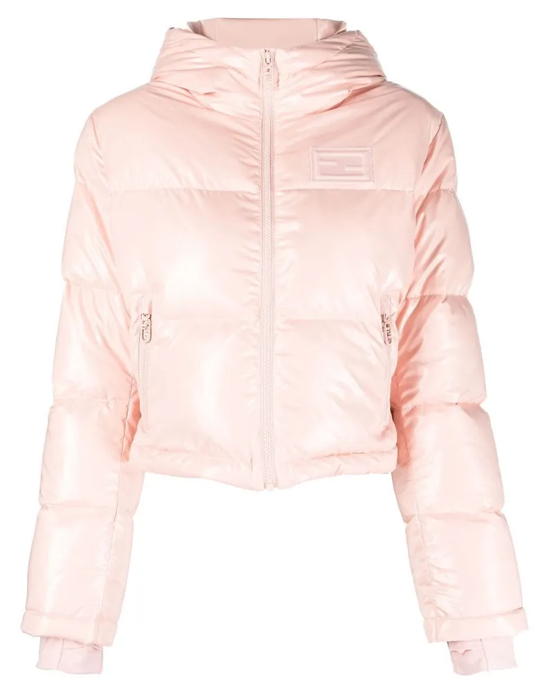 Fendi Klassische Daunenjacke Rosa