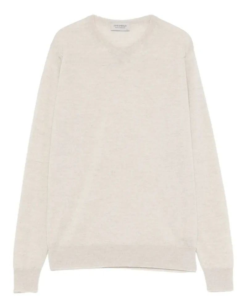 John Smedley Pullover mit rundem Ausschnitt - Nude Nude