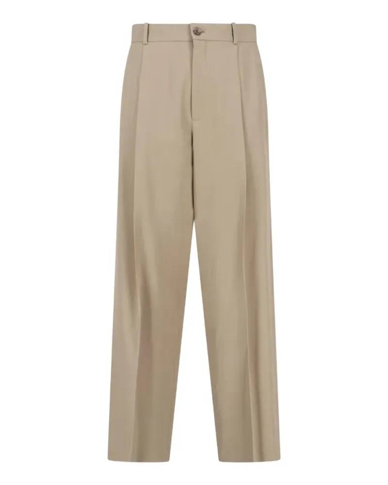 The Row Gianni pleated trousers - Nude Nude