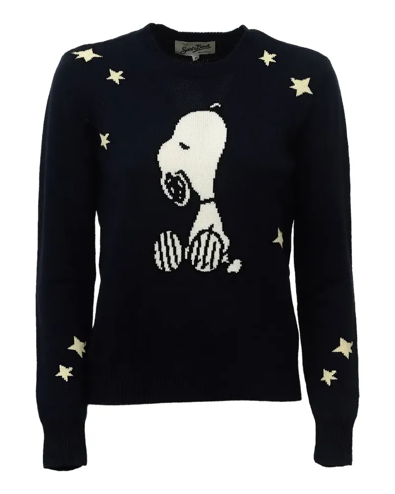 MC2 Saint Barth x Snoopy New Queen Pullover - Blau Blau