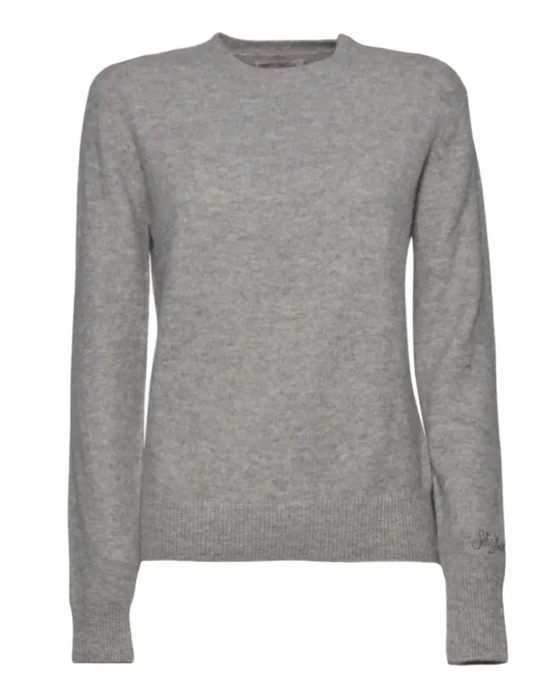 MC2 Saint Barth crew-neck ribbed-trim sweater - Nude Nude