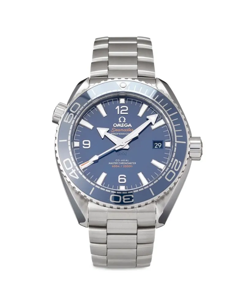 Omega 2024 Ungetragener Seamaster Planet Ocean 600 M Co Axial Master Chronometer 40mm Blau