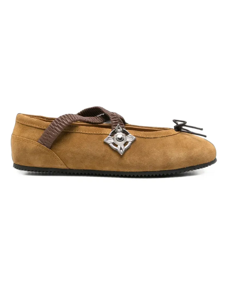 Toga Pulla ballet flats - Braun Braun