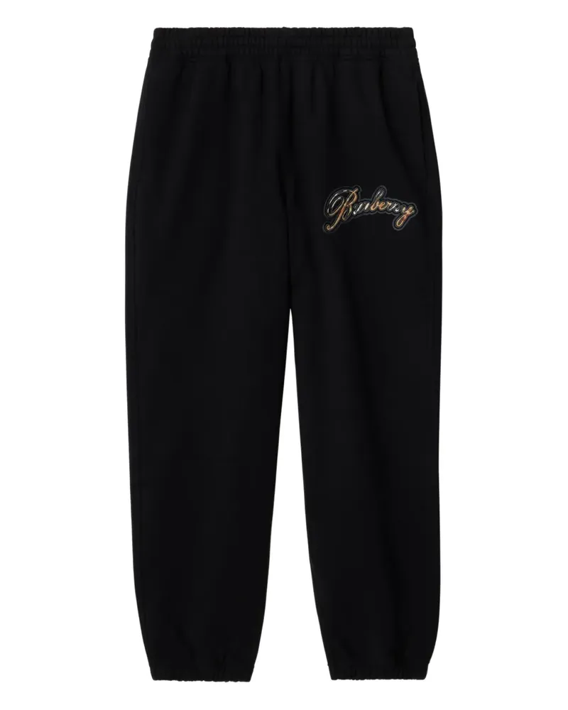 Burberry Karierte Jogginghose - Schwarz Schwarz