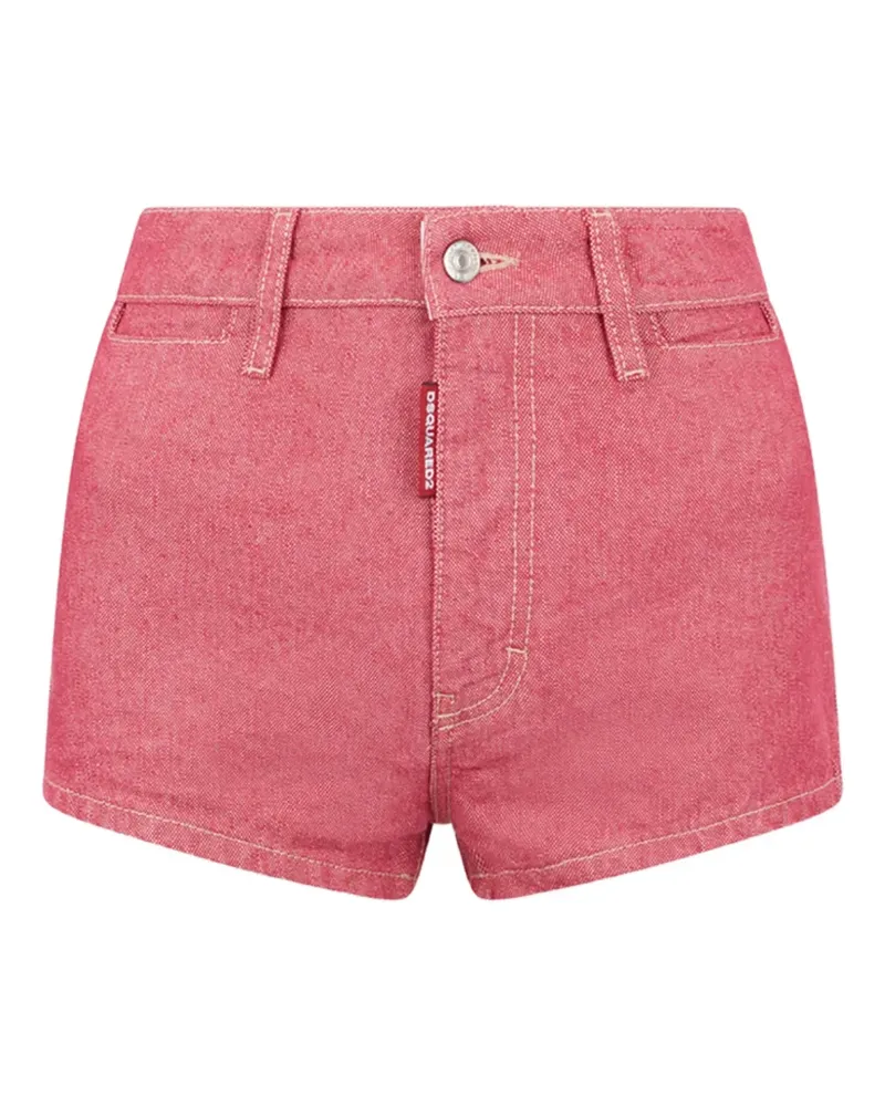 Dsquared2 Jeans-Shorts mit Logo-Patch - Rosa Rosa