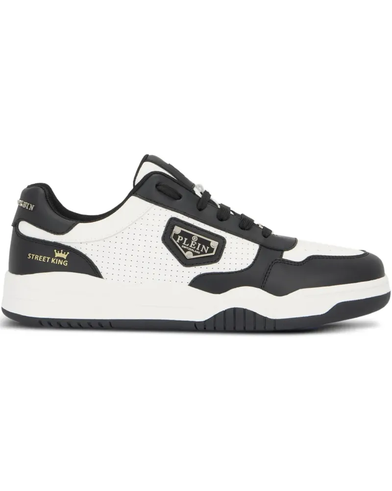 Philipp Plein Sneakers mit perforierten Details - Weiß Weiß