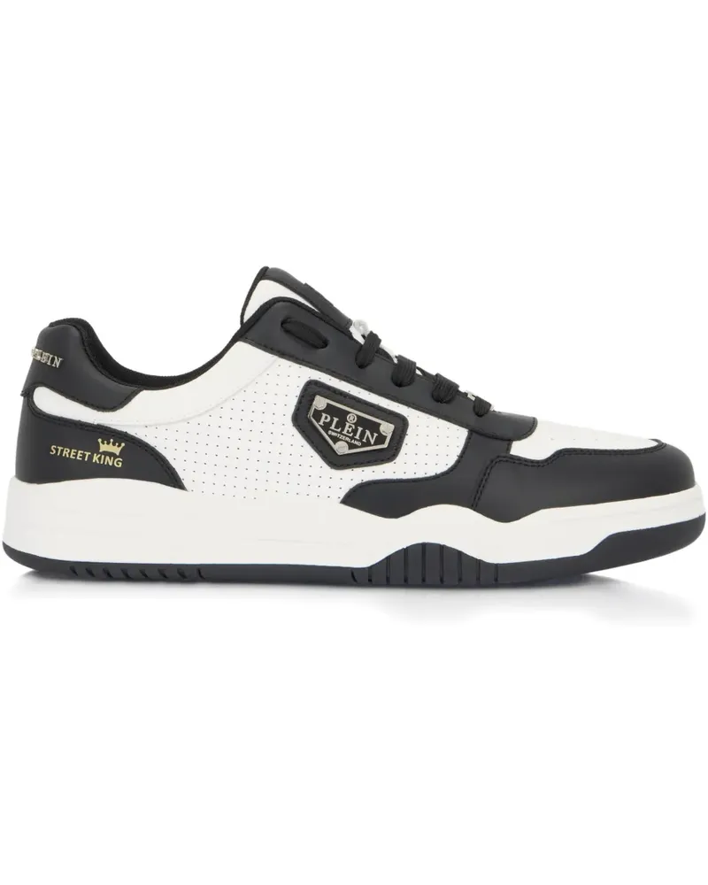 Philipp Plein Sneakers mit perforierten Details - Weiß Weiß