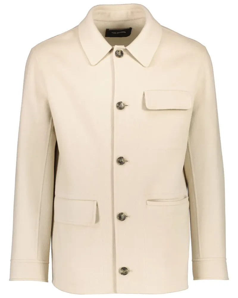 Yves Salomon Klassische Hemdjacke - Nude Nude