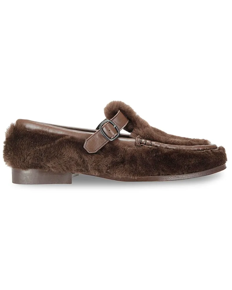 HEREU Alber Loafer mit Shearling - Braun Braun