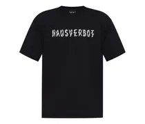 T-Shirt aus Baumwolle - Schwarz