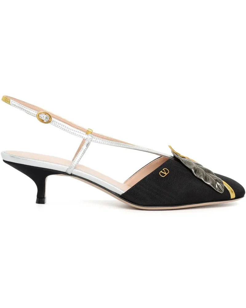 Valentino Garavani Pumps mit Logo - Schwarz Schwarz