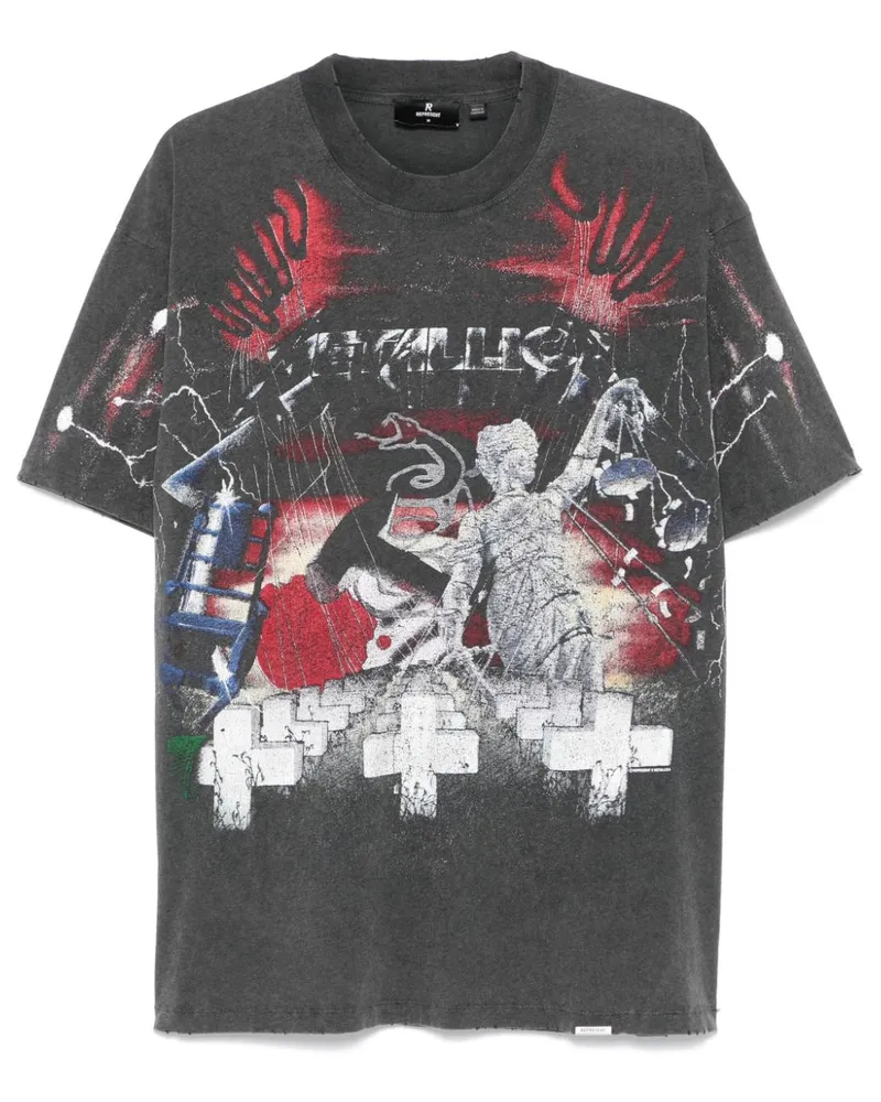 REPRESENT x Metallica Master of Puppets T-Shirt - Grau Grau