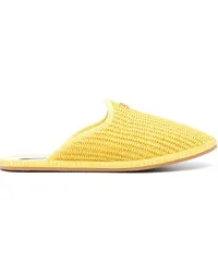 Casadei Capalbio Bast-Slipper Gelb