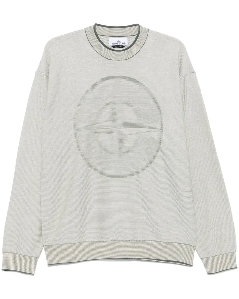 Stone Island Pullover mit Kompass - Nude Nude