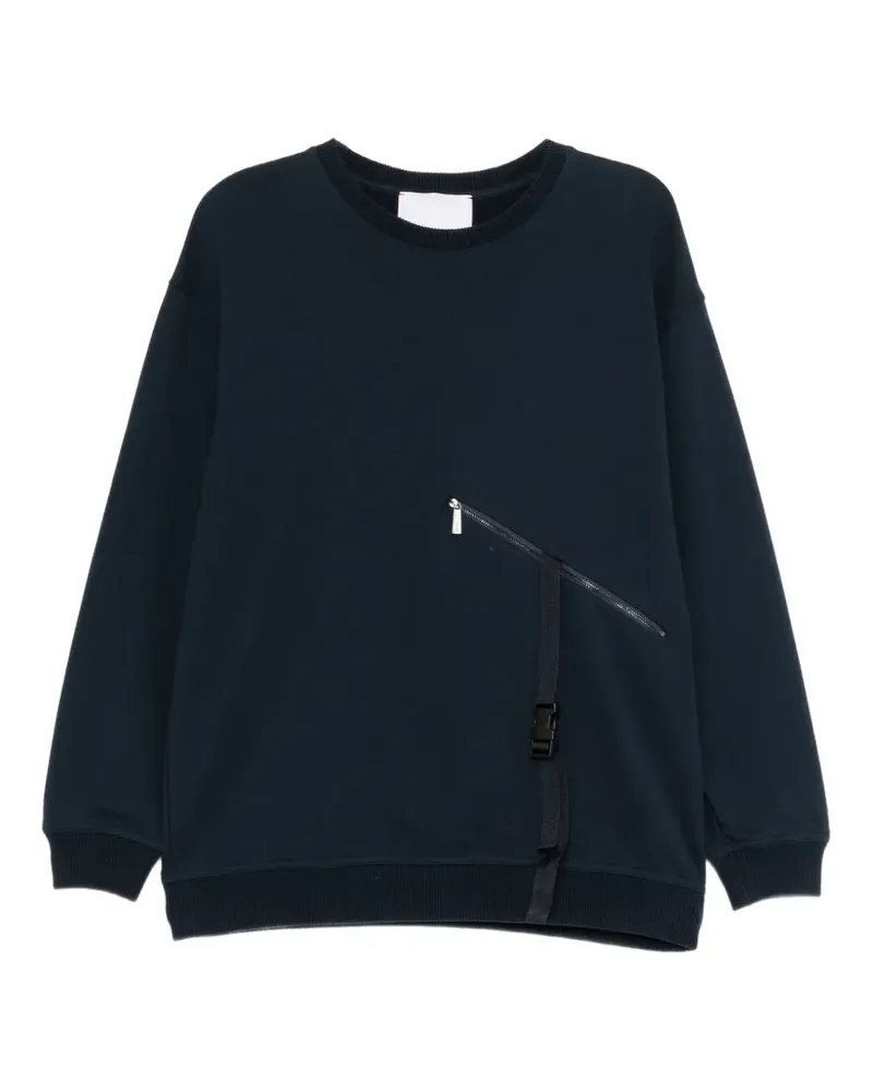 Ports V Sweatshirt mit Schnallendetail - Blau Blau