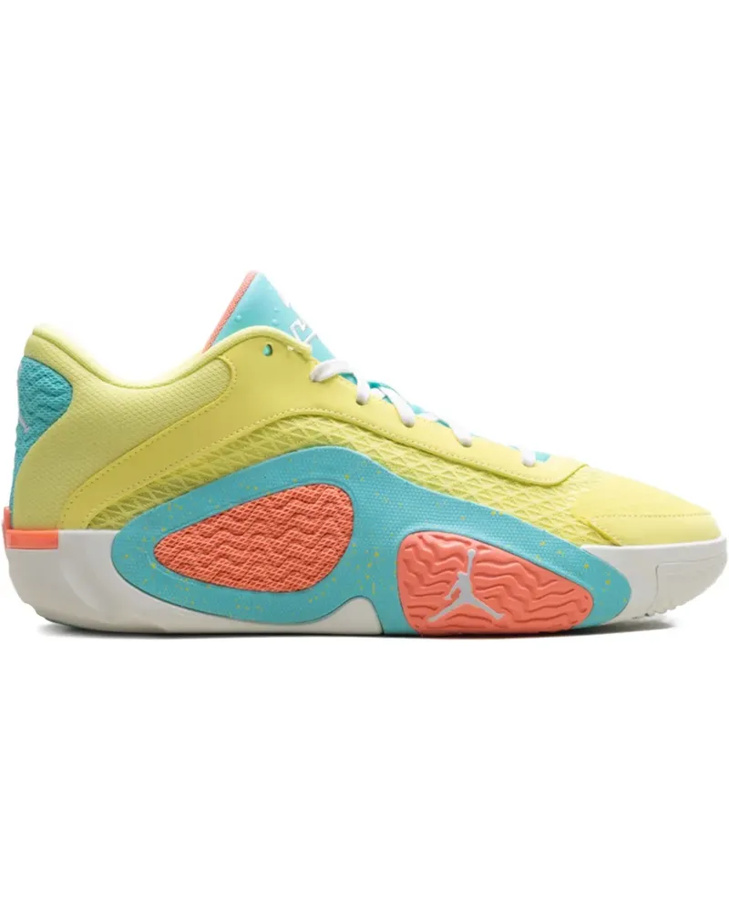Jordan Tatum 2 "Light Citron/Aurora Green/Atomic Pink/Sail" Sneakers - Gelb Gelb