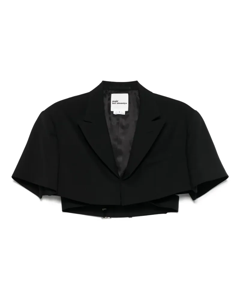 Noir Kei Ninomiya Cropped-Blazer - Schwarz Schwarz