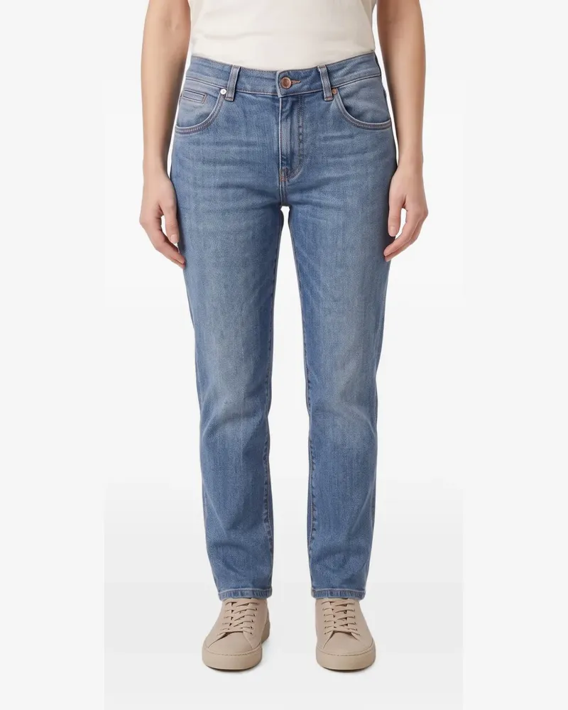 Brunello Cucinelli Jeans mit geradem Bein - Blau Blau