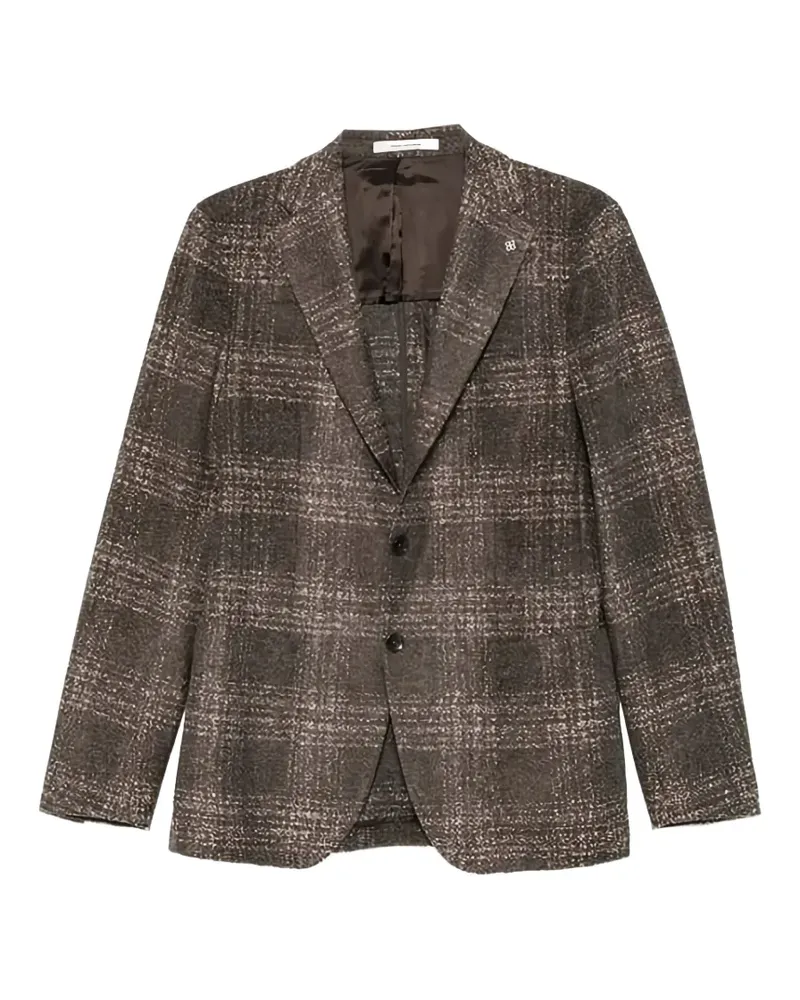 Tagliatore check-pattern blazer - Braun Braun