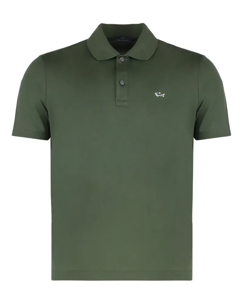 Paul & Shark Poloshirt aus Piqué - Grün Grün