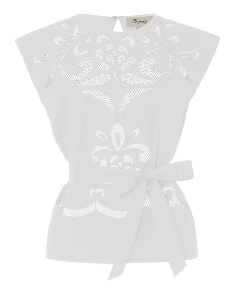 Temperley London Nelle Oberteil - Weiß Weiß