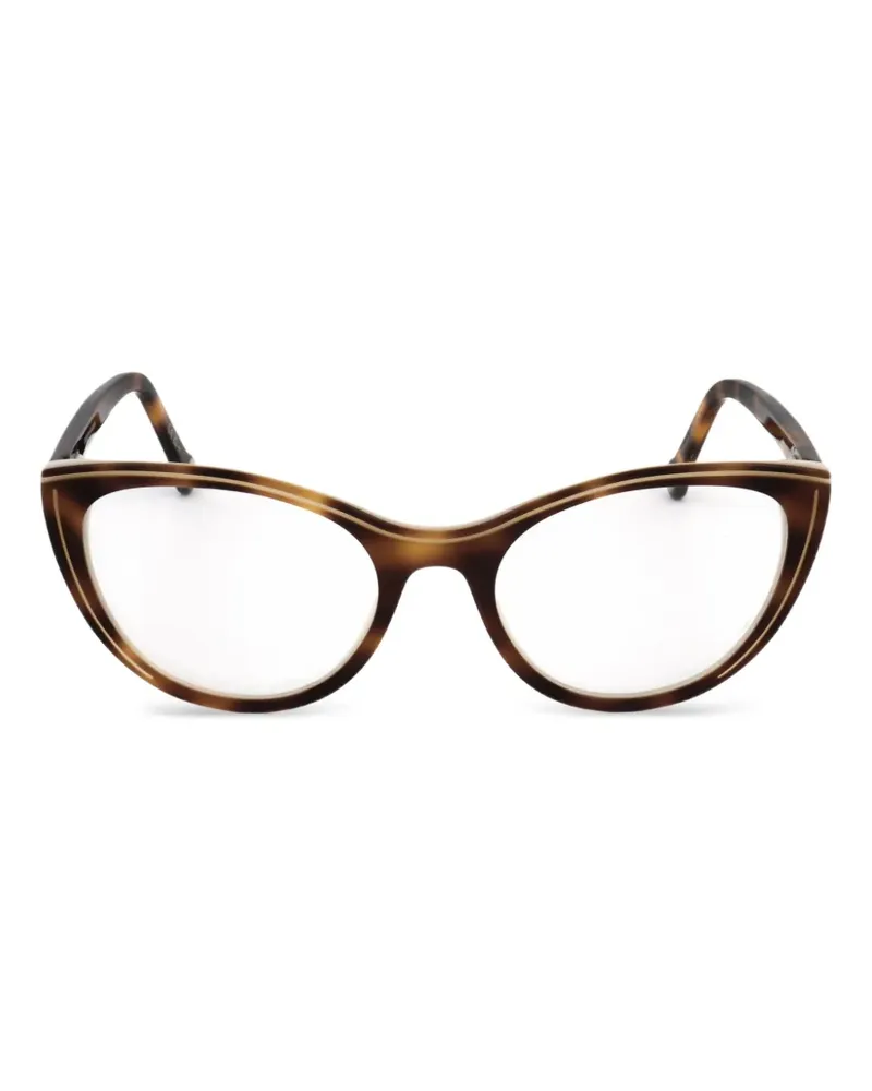 Carolina Herrera New York Brille mit Cat-Eye-Gestell - Braun Braun
