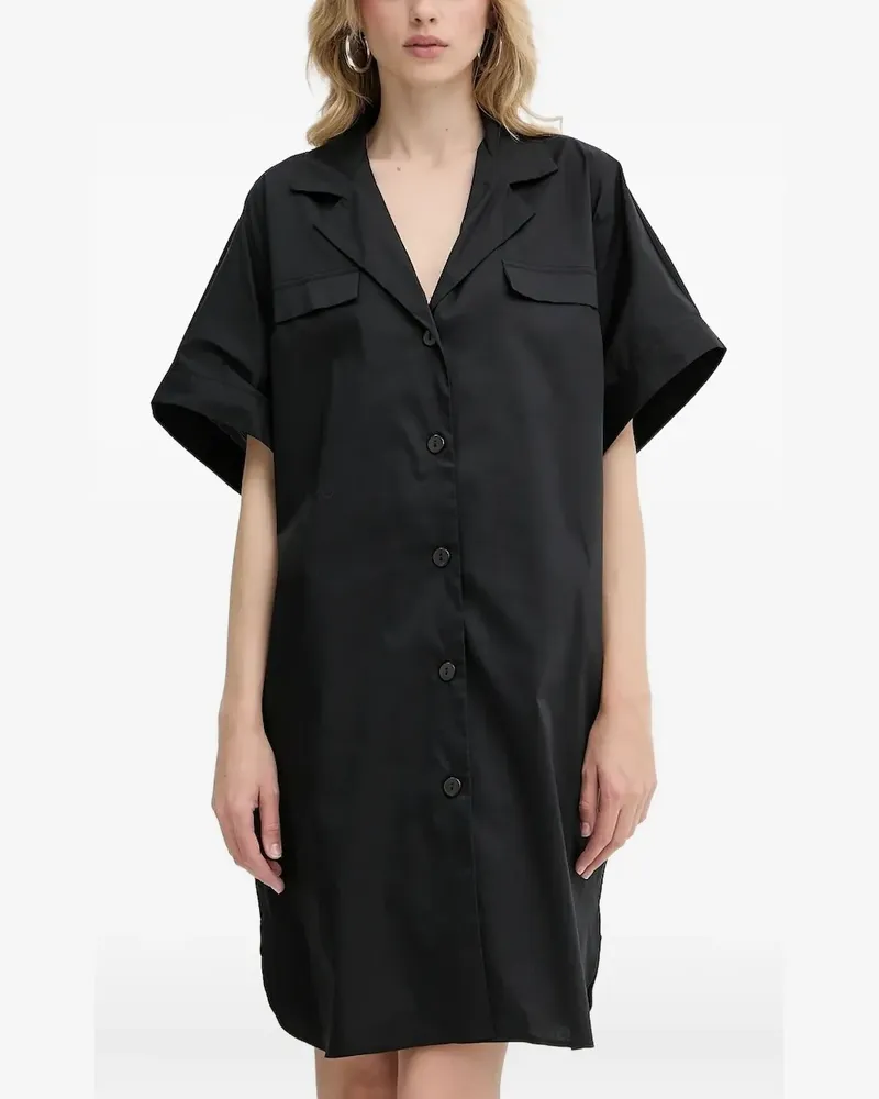 Liu Jo Hemdkleid mit Taillengürtel - Schwarz Schwarz
