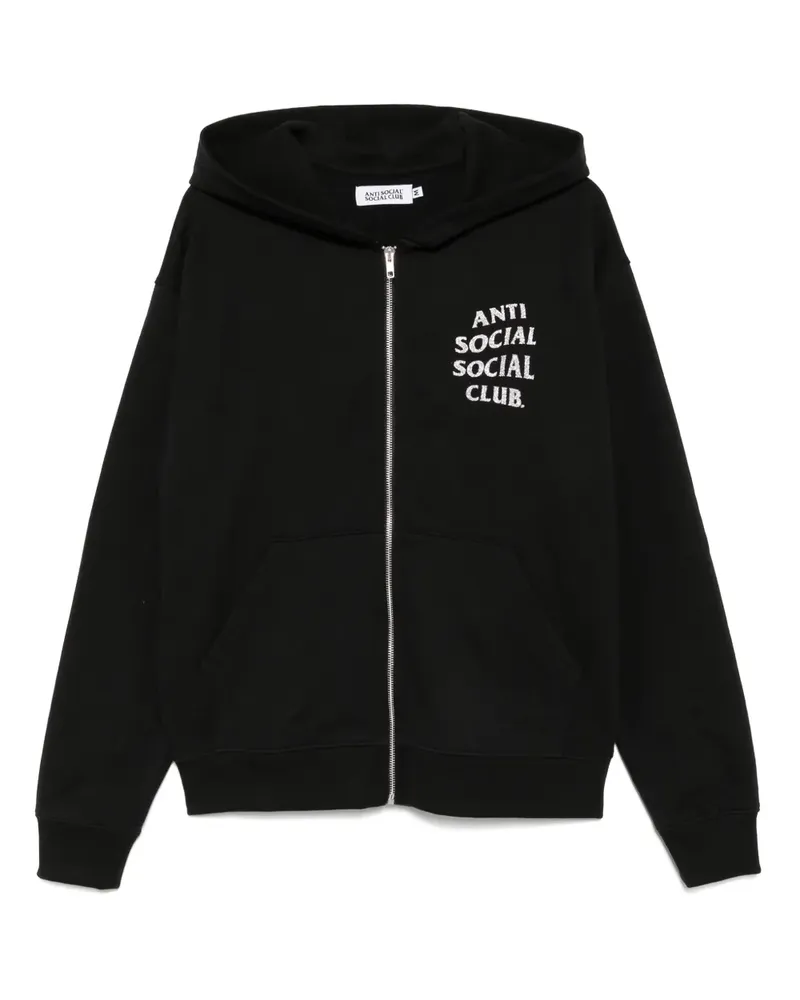 Anti Social Social Club Mind Games Glitter-Hoodie - Schwarz Schwarz
