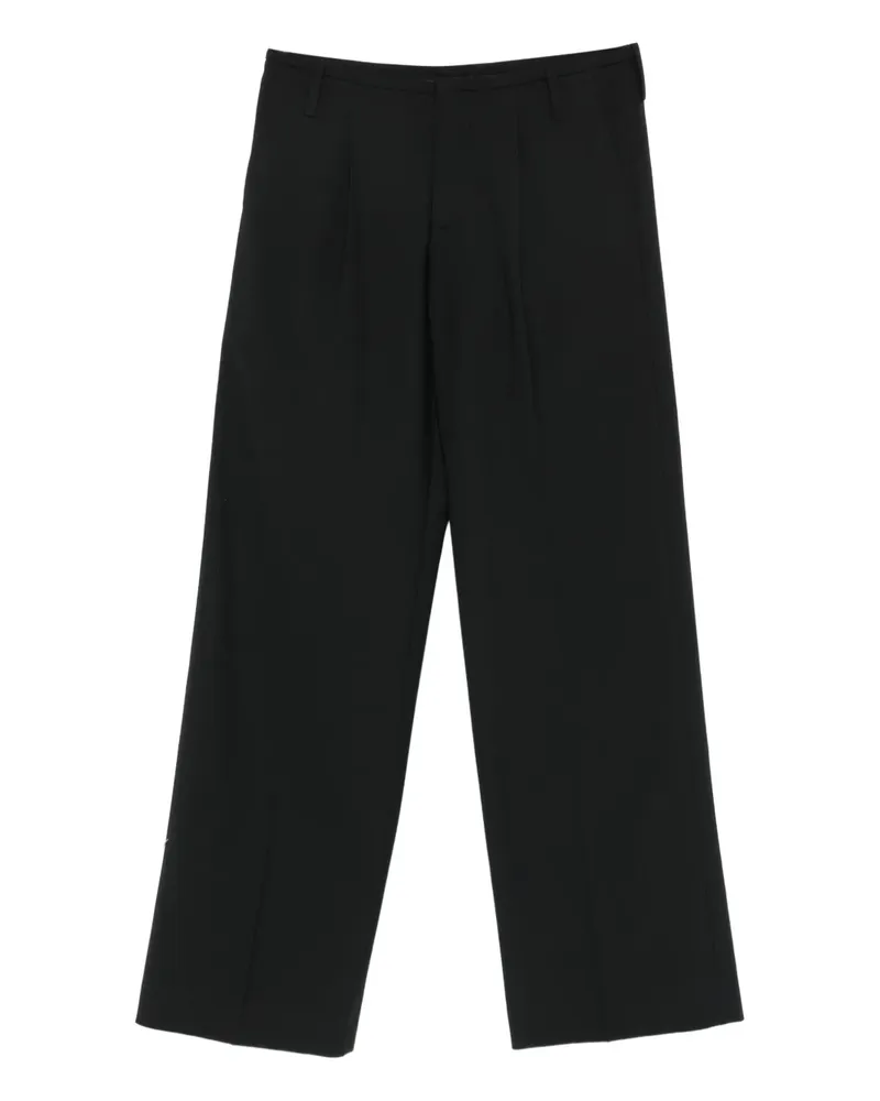032c pleated trousers - Schwarz Schwarz