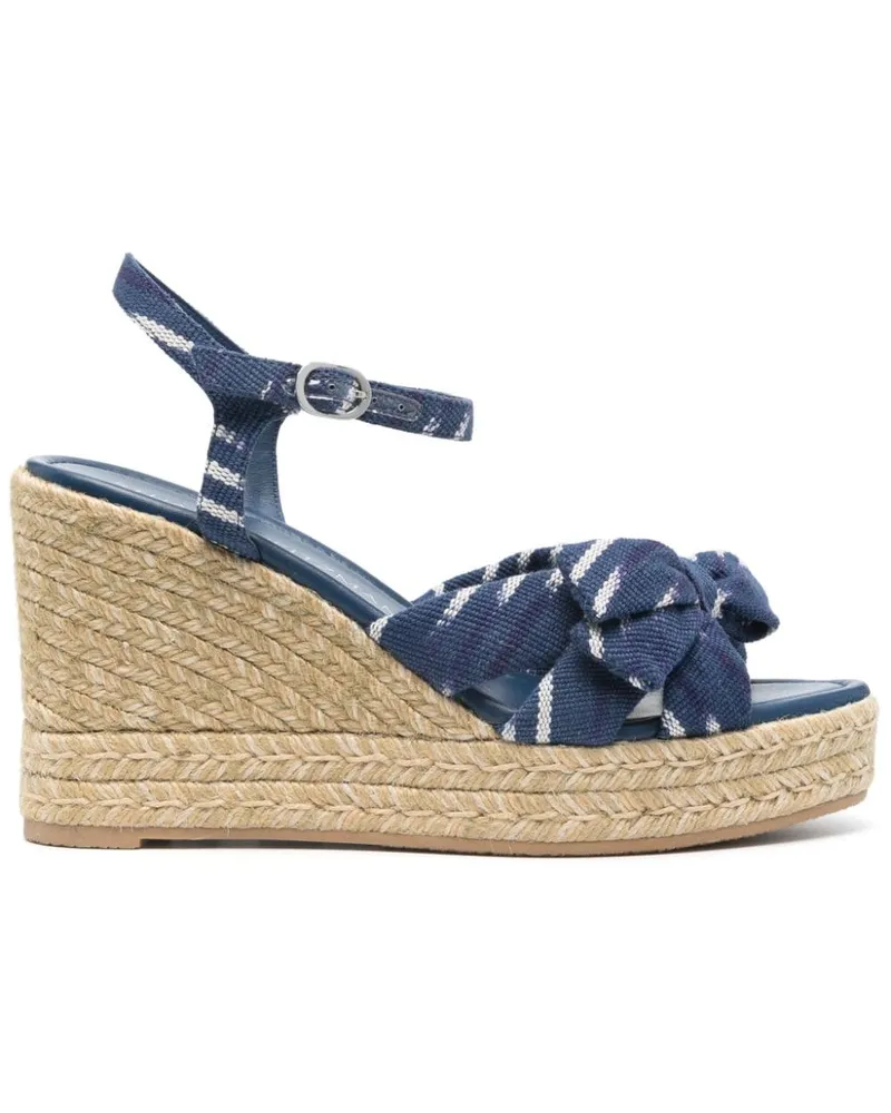 Stuart Weitzman Sofia Wedge-Espadrilles, 80mm - Blau Blau