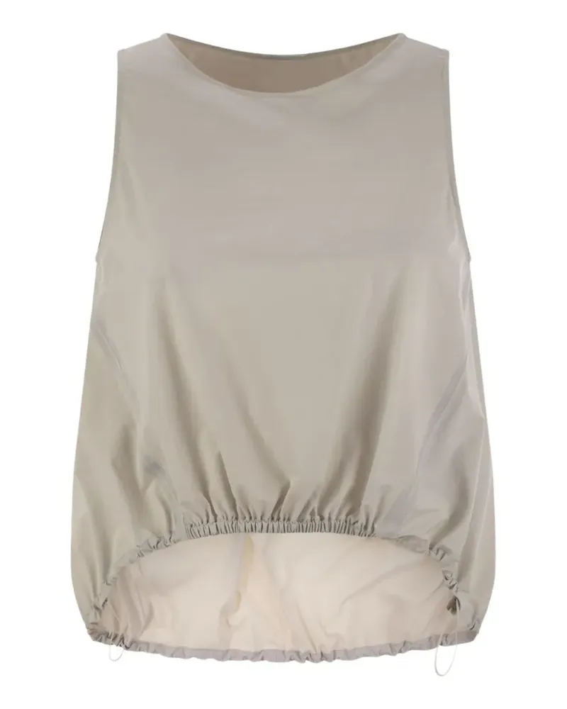 Herno sleeveless drawstring top - Grau Grau