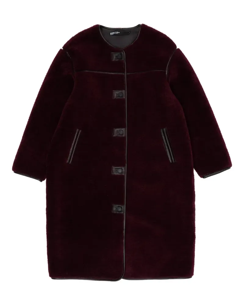 BIMBA Y LOLA Mantel mit Besatz - Rot Rot